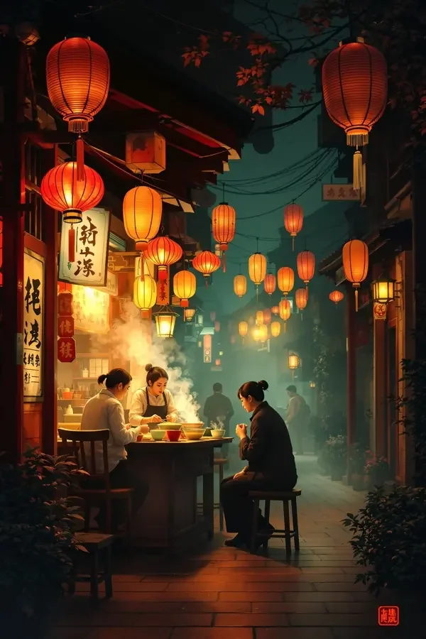 《一碗热汤面》短剧封面 - 成人AI漫剧